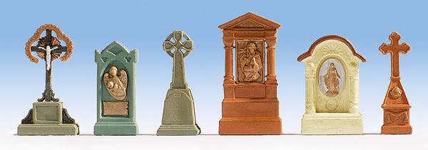 Noch 14871 HO Scale Gravestones Scenery Accessory