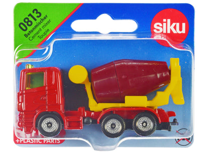 Cement Mixer Red and Yellow Diecast Model by Siku  free shipping USA