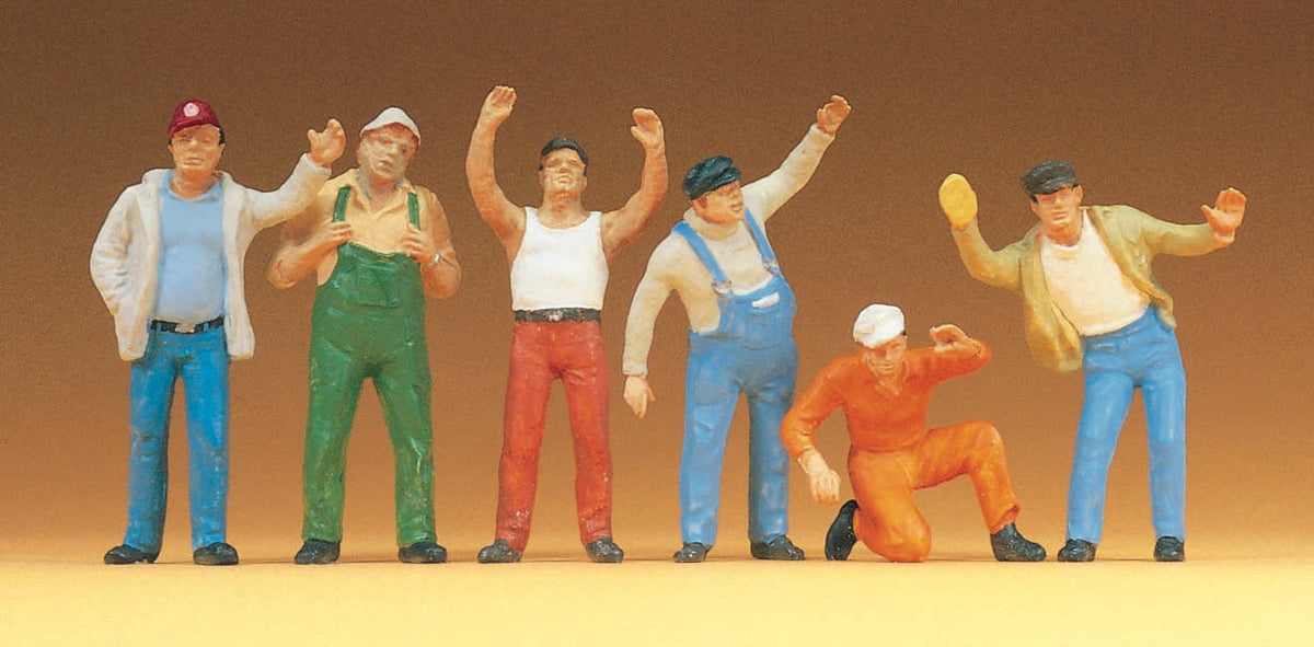 Preiser 68202 1:50 Scale Standing Truckers Figure Set
