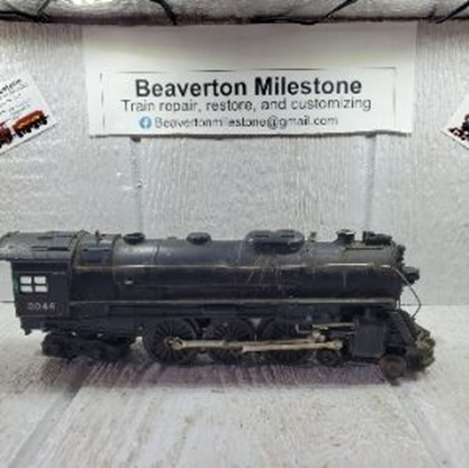 LIONEL 4-6-4 LOCOMOTIVE, 2046W TENDER, 50-51, 53