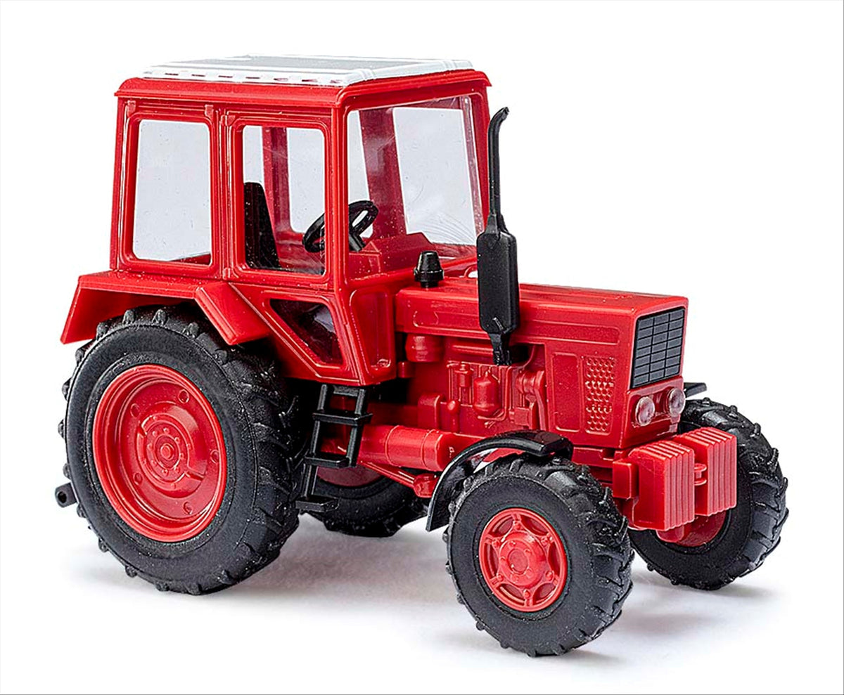 Busch 51305 HO Scale Belarus MTS 82 Tractor, Grille Lights, Red