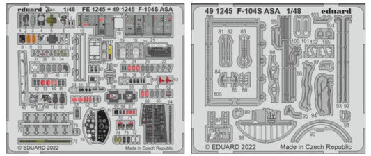 Eduard 491245 1/48 Aircraft- F104S ASA for KIN (Painted)