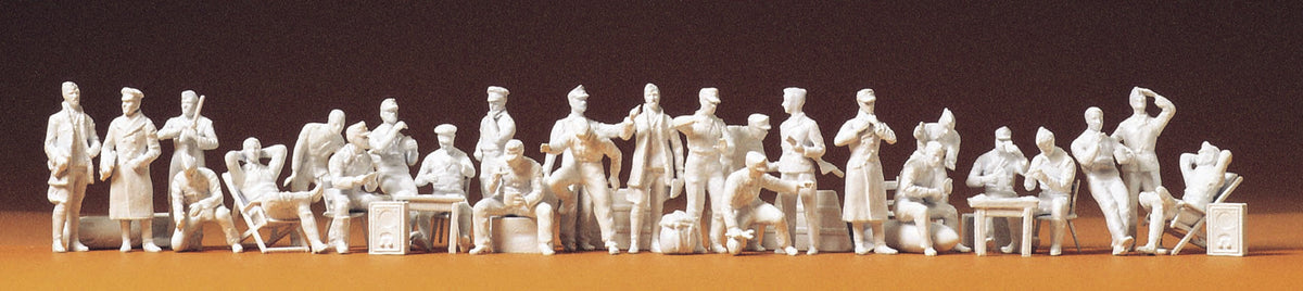 Preiser 72508 1/72 German Flight Crew Unpainted Figures