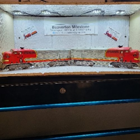 MARX SANTA FE A-B DIESEL AND DUMMY UNIT