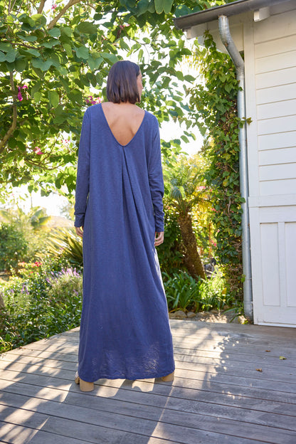 Be Clever Duo Dress - Inky Blue by And For Good