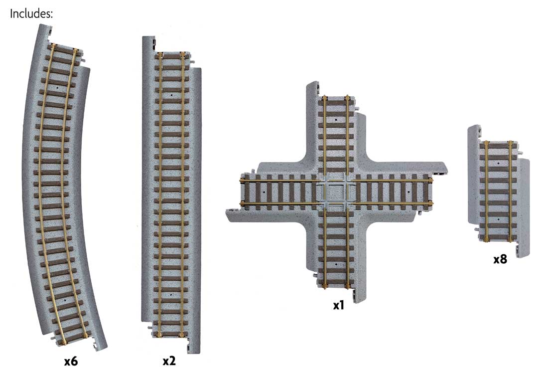 Walthers Trainline 1362 HO Power-Loc Figure 8 Expander Set