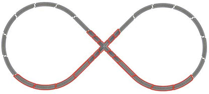 Walthers Trainline 1362 HO Power-Loc Figure 8 Expander Set