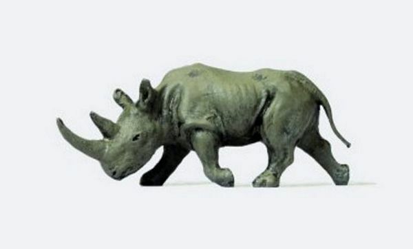 Preiser 29522 HO Scale Animal African Rhinoceros #2