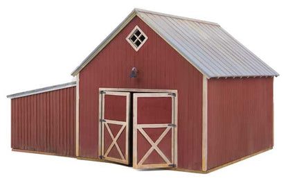Walthers Cornerstone 933-3346 HO Scale Chicken Coop and Sheds -- Kit