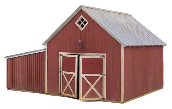 Walthers Cornerstone 3346 HO Chicken Coop and Sheds Kit