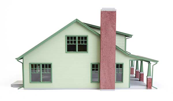 Walthers Cornerstone 3797 HO Craftsman Bungalow Kit