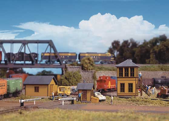 Walthers Cornerstone 3852 N Trackside Structures Set Kit