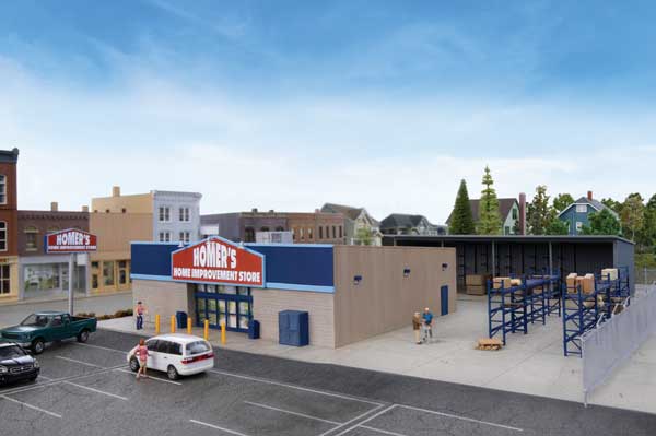 Walthers Cornerstone 4119 HO Hardware and Lumber Store Kit