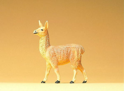 Preiser 47528 1:25 Scale Standing Young Llama Wild Animal Figure
