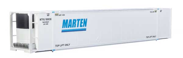 Walthers SceneMaster 8707 HO 53' Reefer Container Marten