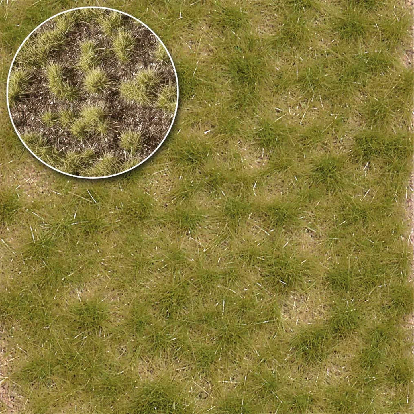 Busch 3533 All Scale 2-Color Late Summer Grass Tufts Sheet