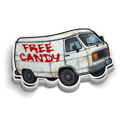 Free Candy Hard Hat Decal