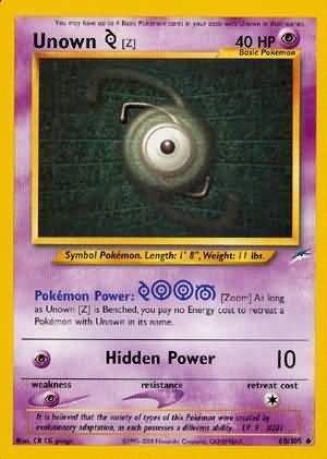 Unown [Z] (60/105) [Neo Destiny Unlimited]