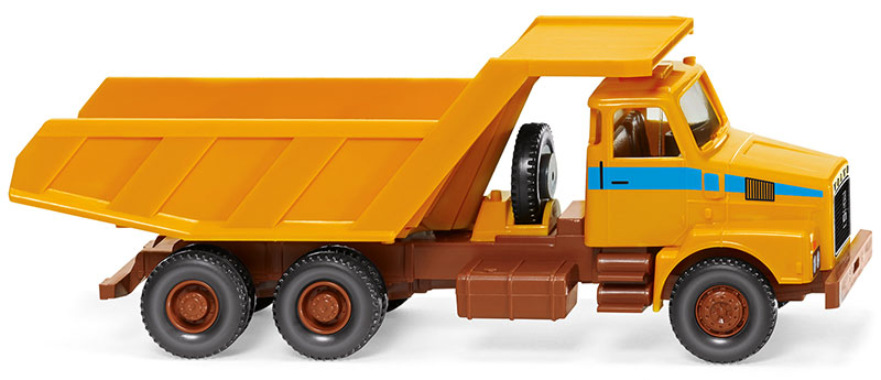Wiking 067106 1/87 Volvo N10 Dump Truck, Maize Yellow