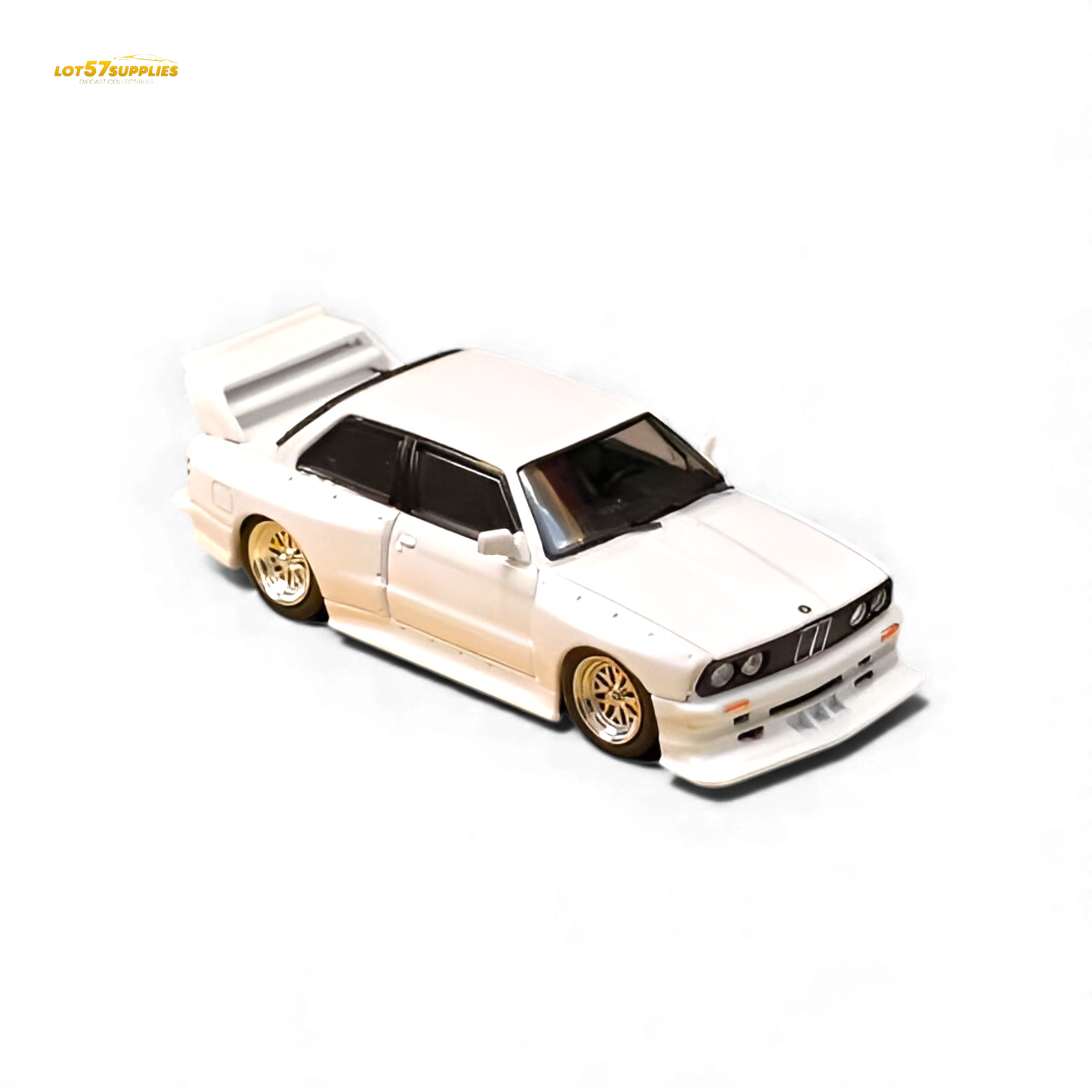 (Pre-Order) SW BMW E30 M3 LTO Modified - White 1:64