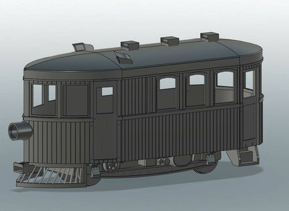 SJP-BS02 21-foot McKeen railcar