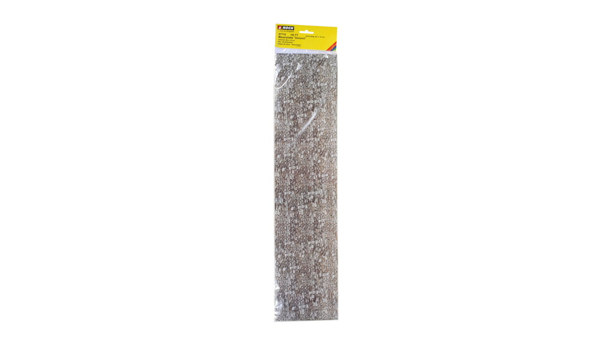 Noch 57710 HO/TT/O Scale Extra-Long Cardboard Sheet, Dolomite