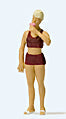 Preiser 28163 HO Scale Woman Eating Ice Cream