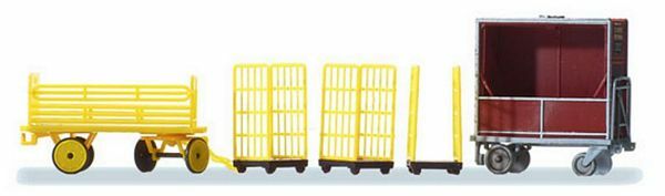 Preiser 17702 HO Scale Transportation Carts German Post