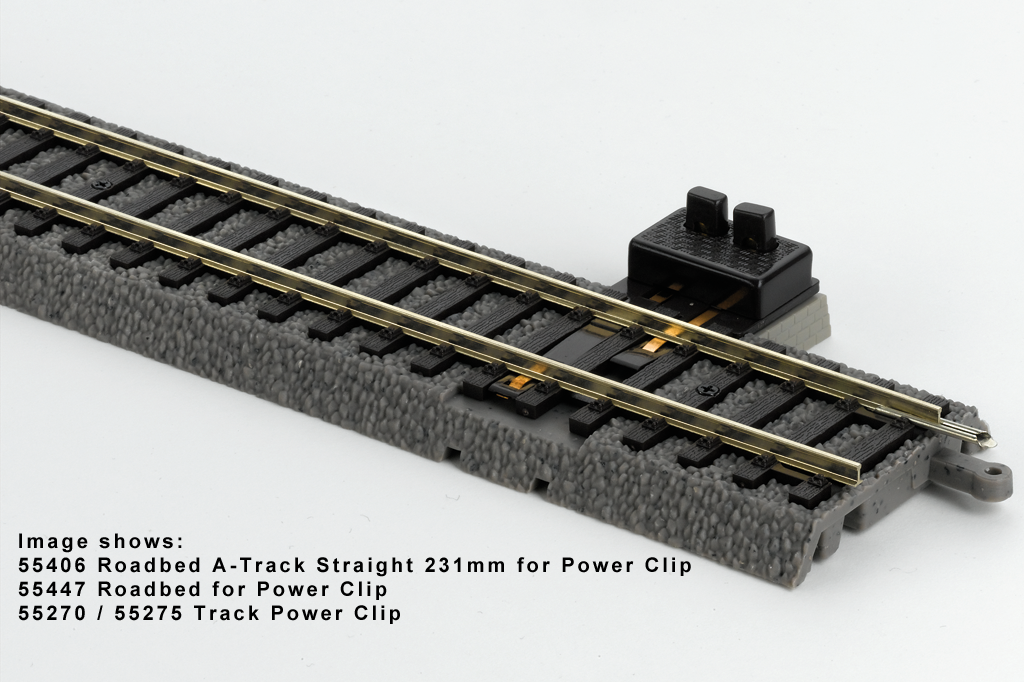 Piko 55447 HO Scale Roadbed for Power Clip, 6 Pcs