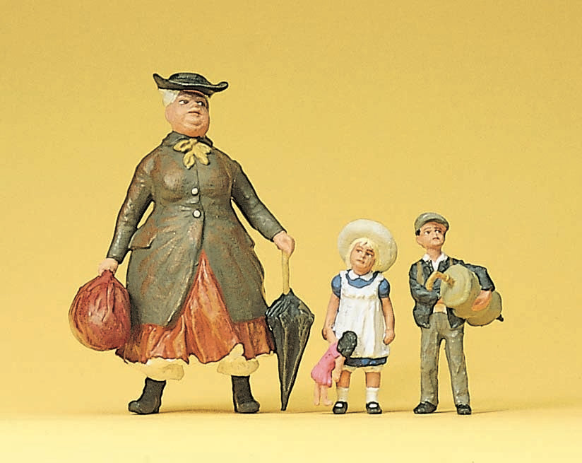 Preiser 45061 G Scale Aunt Tully w/Nephew & Niece Set