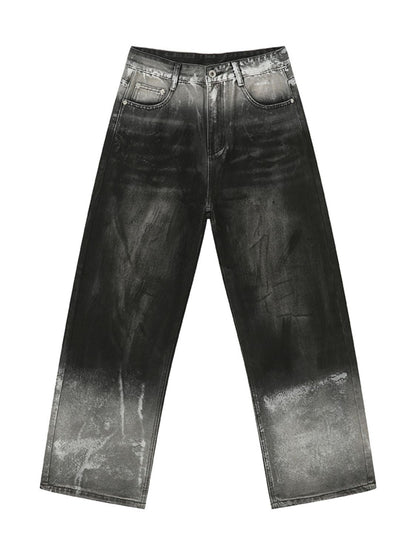 Wide Leg Jeans with Pockets