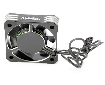 Powerhobby 40mm Tornado High Speed Aluminum RC Cooling Fan Black
