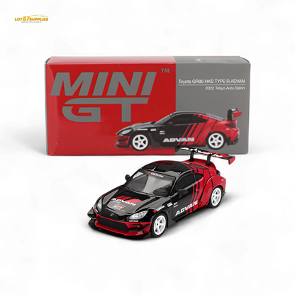 Mini GT Toyota GR86 HKS ADVAN 1:64