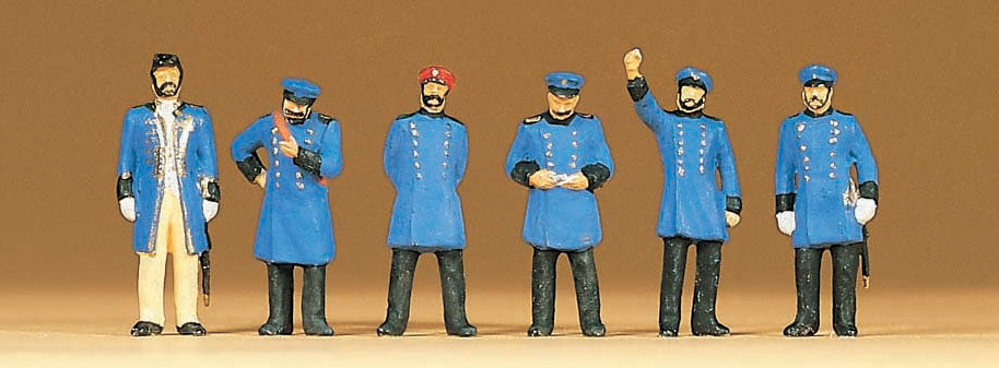 Preiser 12130 HO Scale 1900s Prussian Railroad Staff