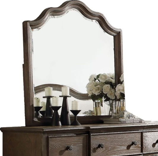 Baudouin - Weathered Mirror - Oak by Couch.com
