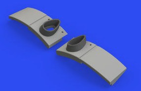 Eduard 648722 1/48 Aircraft- A6M2 Exhausts for EDU (Resin)