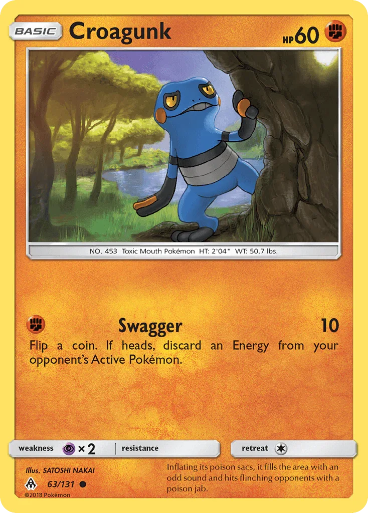 Croagunk (63/131) [Sun & Moon: Forbidden Light]