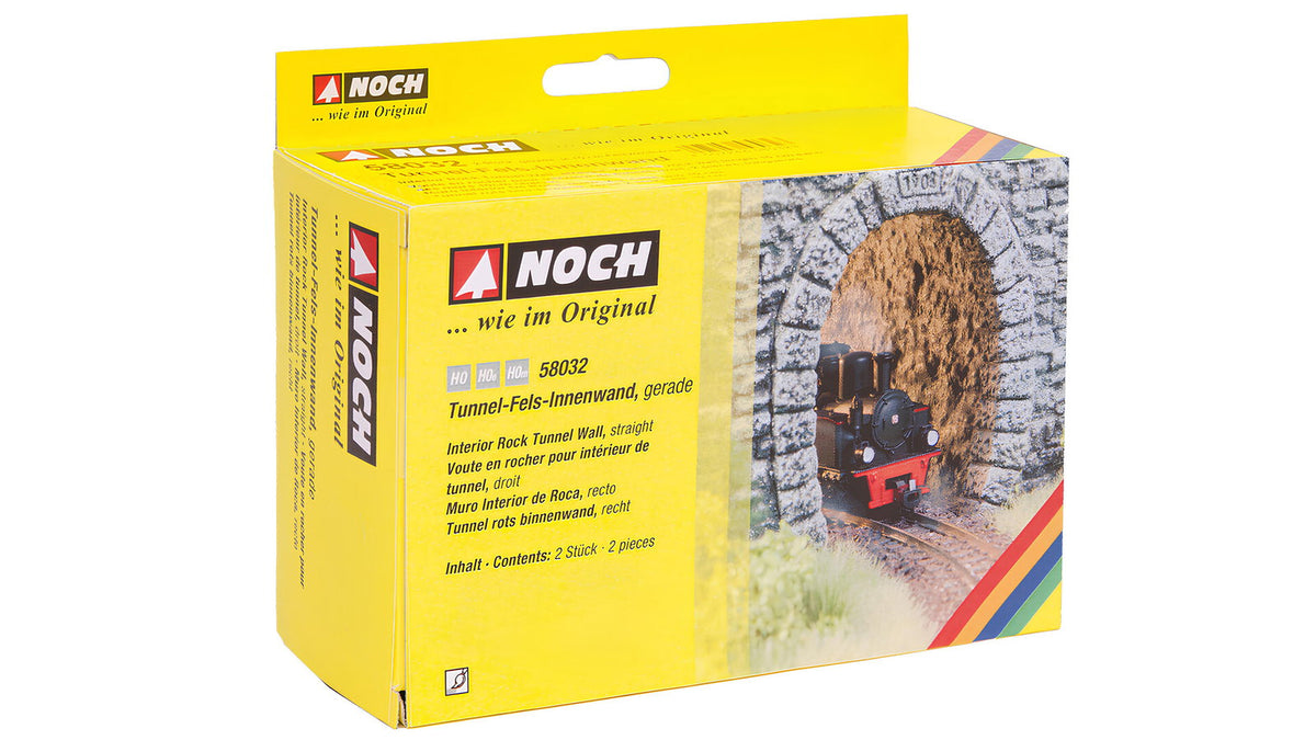 Noch 58032 HO Scale Straight Rock Interior Tunnel Liner