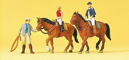 Preiser 10502 HO Scale Sports & Recreation At The Riding School #1