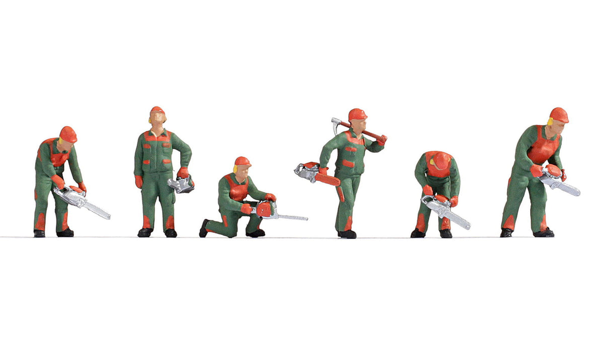 Noch 15061 HO Scale Forest Workers, Lumberjacks Set