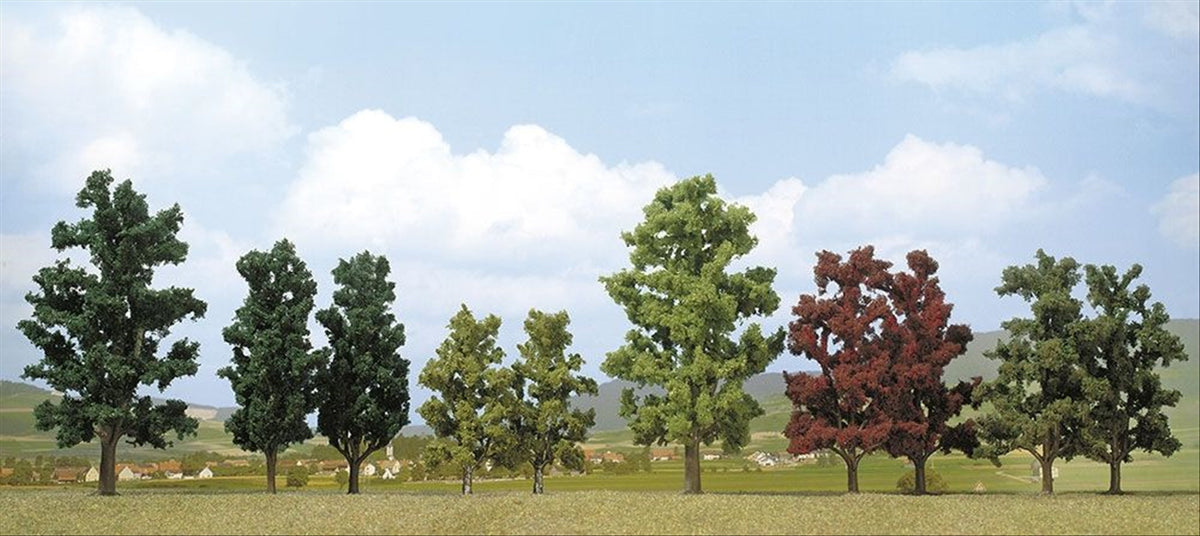 Busch 6958 HO Scale Red Beech Trees, 150 mm, pkg(2)