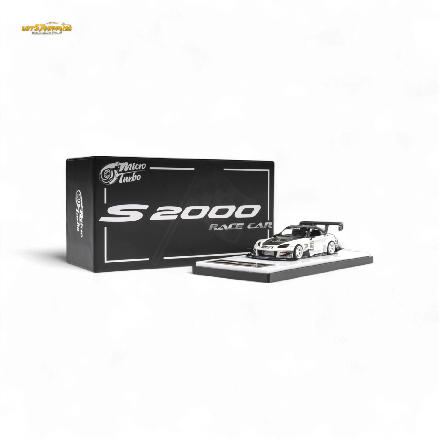 Microturbo Custom S2000 - Metallic White TOP FUEL 1:64