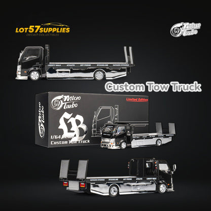 MicroTurbo HINO 300 Custom Flatbed Truck AIT Limited Edition Flatbed 1:64
