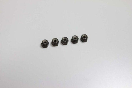Kyosho 1-N4055N M4x5.5mm Nylon Lock Nut 5pcs