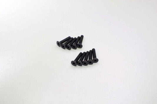 Kyosho 1-S33015H Flat Head Screw (Hex/M3x15/10pieces) Plazma Formula