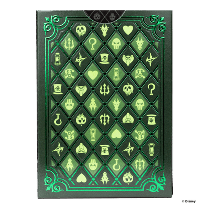 Disney Villains Inspired Playing Cards by Bicycle- Green