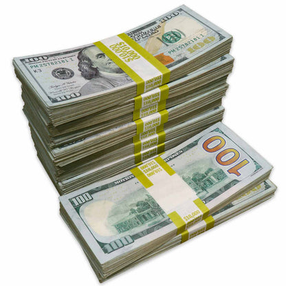 $100,000 ✔️RealAged™ BLANK FILLER New Series Stacks by Prop Money Inc