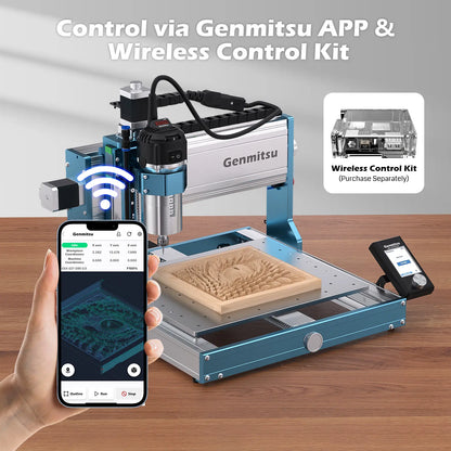 3030-PROVer Ultra Desktop CNC Router for High Precision Metalworking, with Linear Guide & Ball Screw Motion