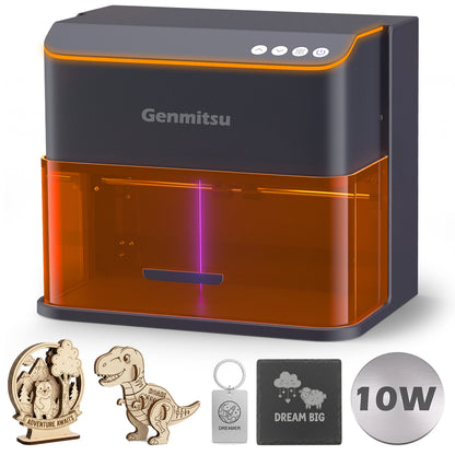 Kintix Hybrid Galvo Laser Engraver – Ultra-Fast Batch Production & Enclosed Safety