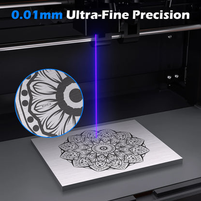 Kintix Hybrid Galvo Laser Engraver – Ultra-Fast Batch Production & Enclosed Safety